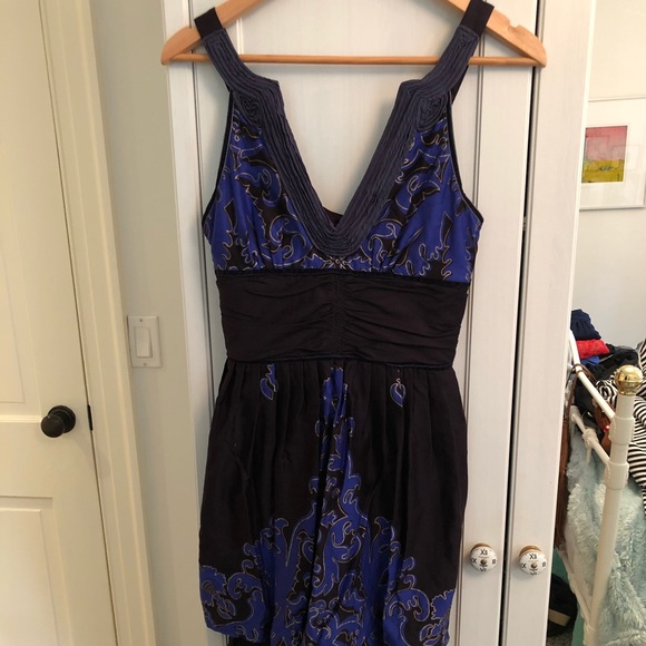 🌟 Free People midnight blue dress - Picture 1 of 7